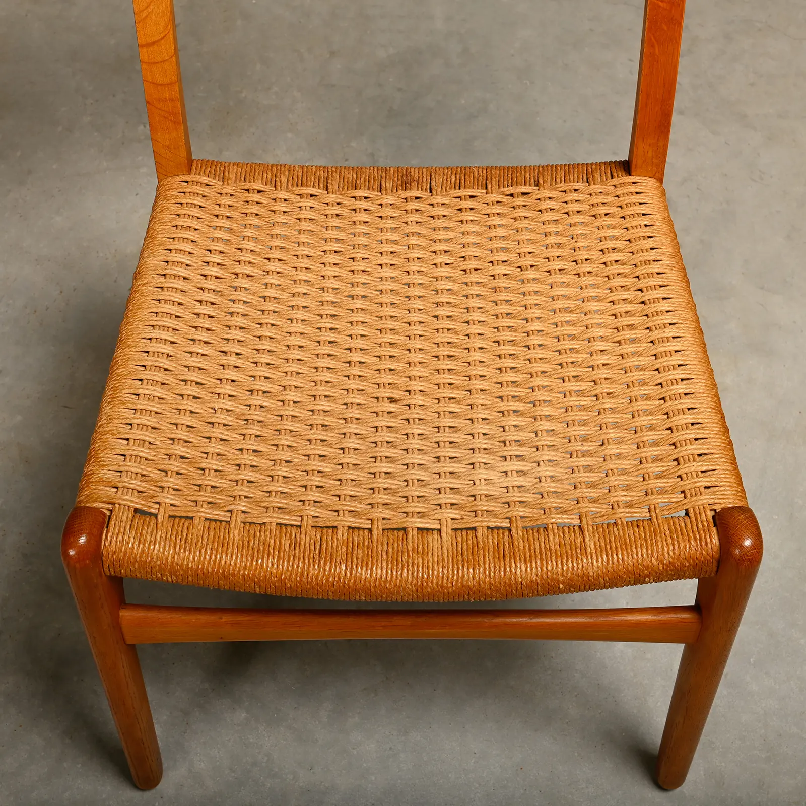 Hans J. Wegner CH23 dining chairs Carl Hansen & Son, Denmark oak, teak and papercord