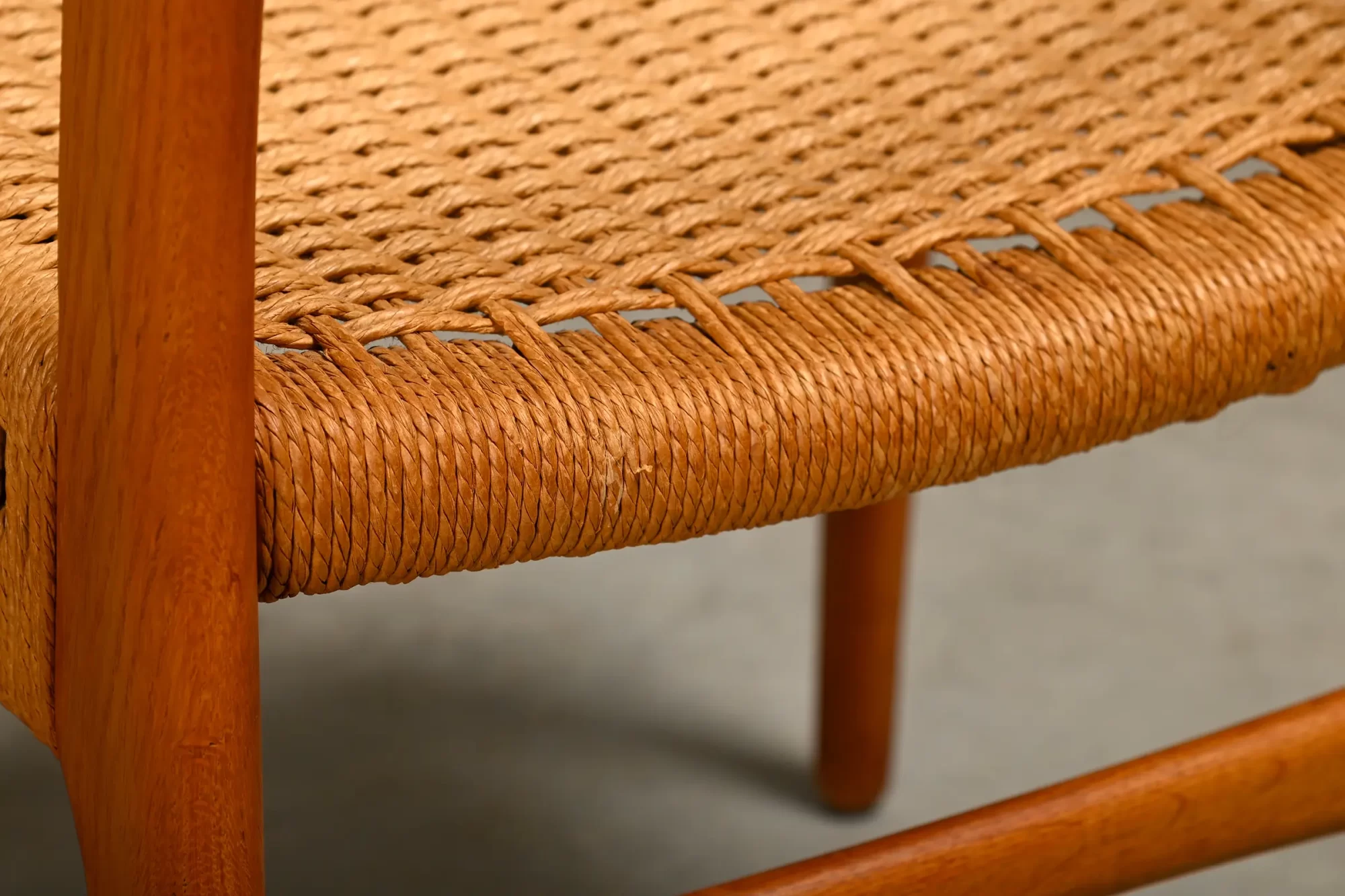 Hans J. Wegner CH23 dining chairs Carl Hansen & Son, Denmark oak, teak and papercord