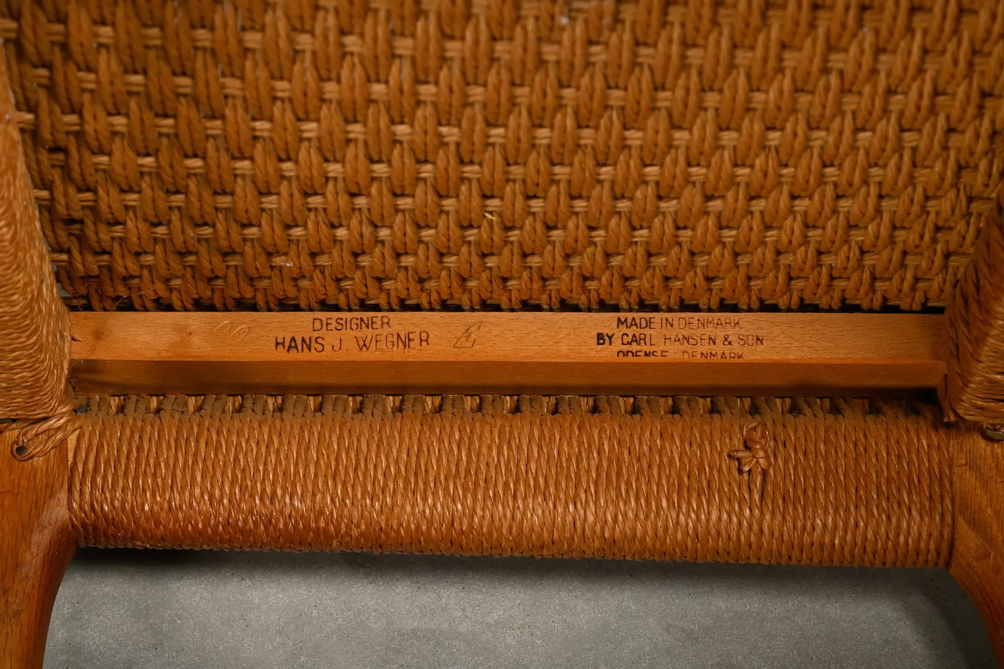 Hans J. Wegner CH23 dining chairs Carl Hansen & Son, Denmark oak, teak and papercord