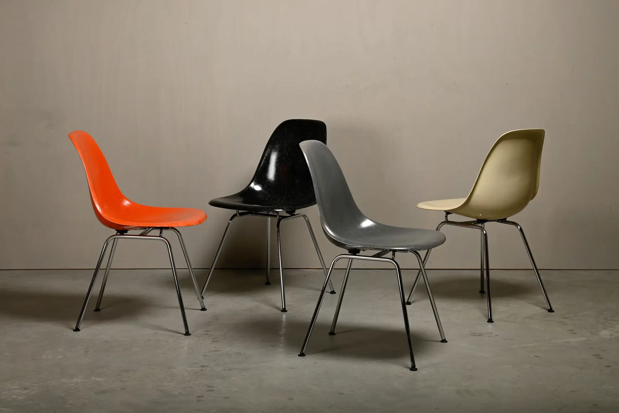 Charles & Ray Eames DSX Dining Chairs Herman Miller