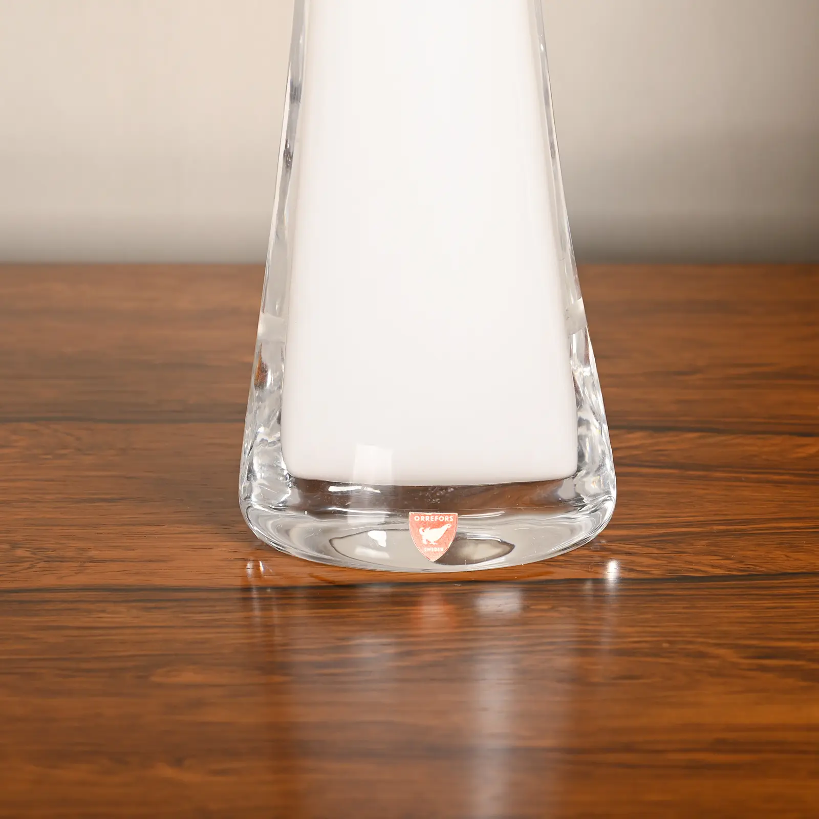 Carl Fagerlund glass table lamps for Orrefors, Sweden