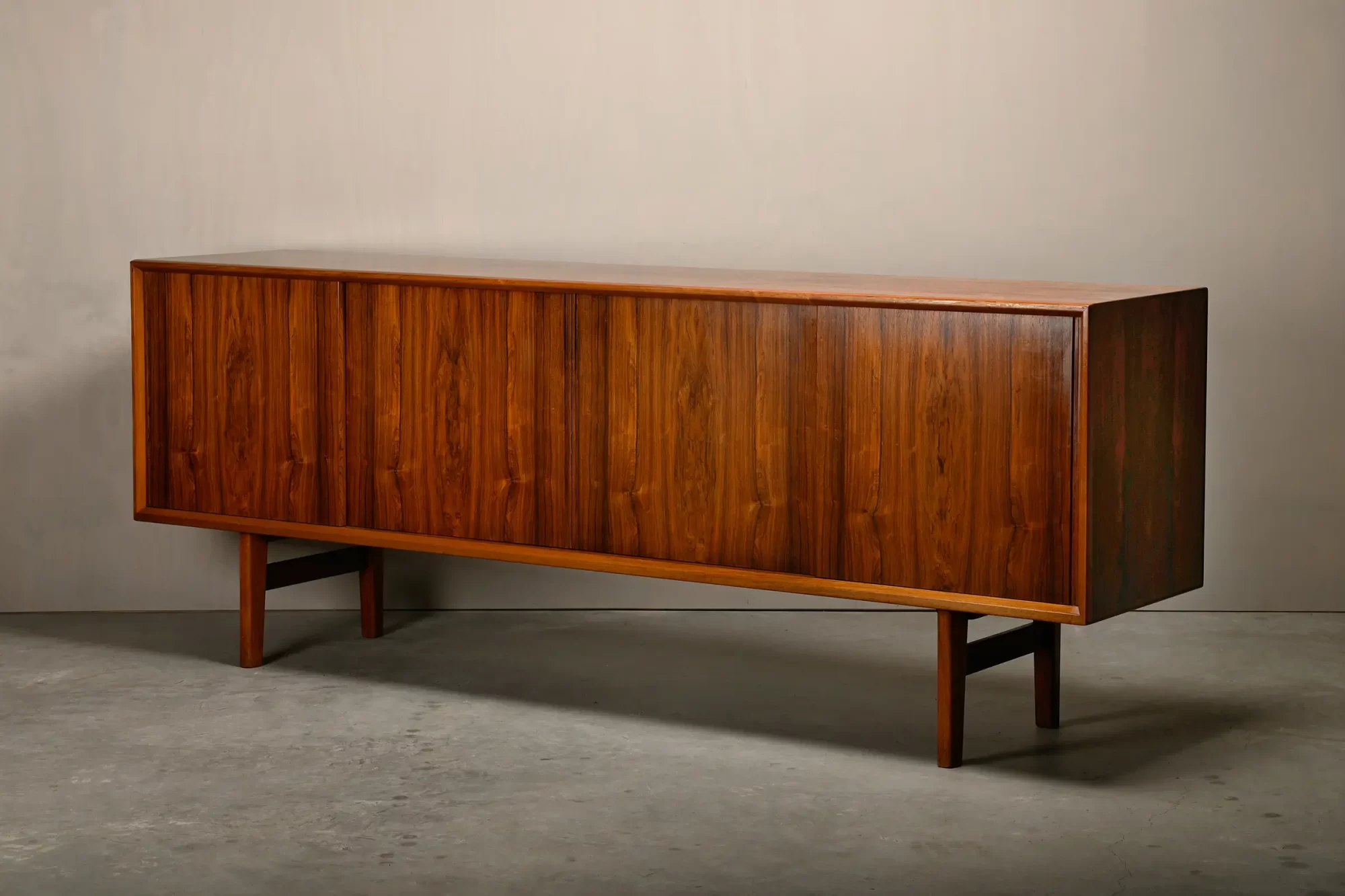 Henry Kjærnulf large Sideboard in rosewood for Bruno Hansen, Denmark 1960s
