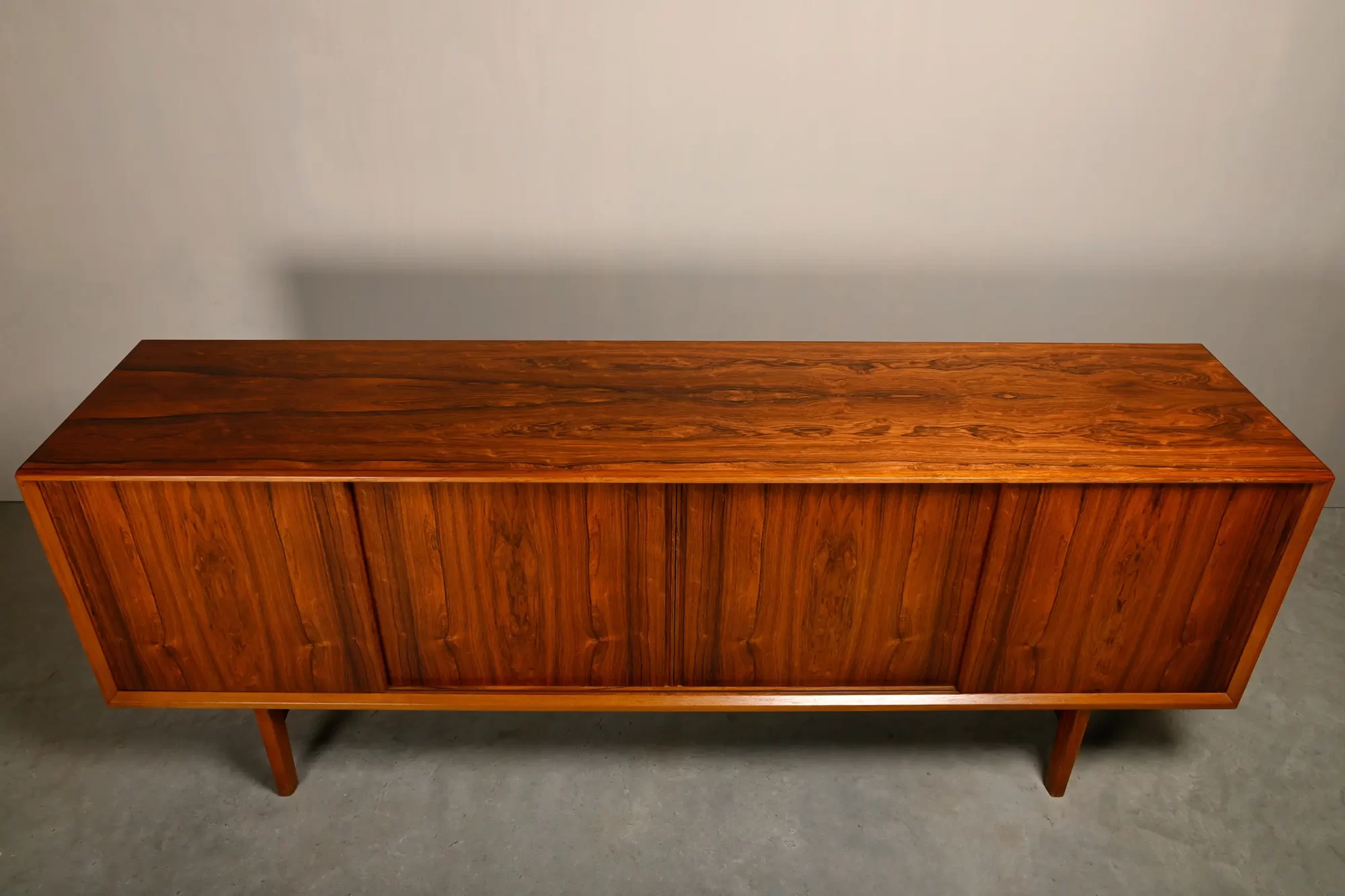 Henry Kjærnulf large Sideboard in rosewood for Bruno Hansen, Denmark 1960s