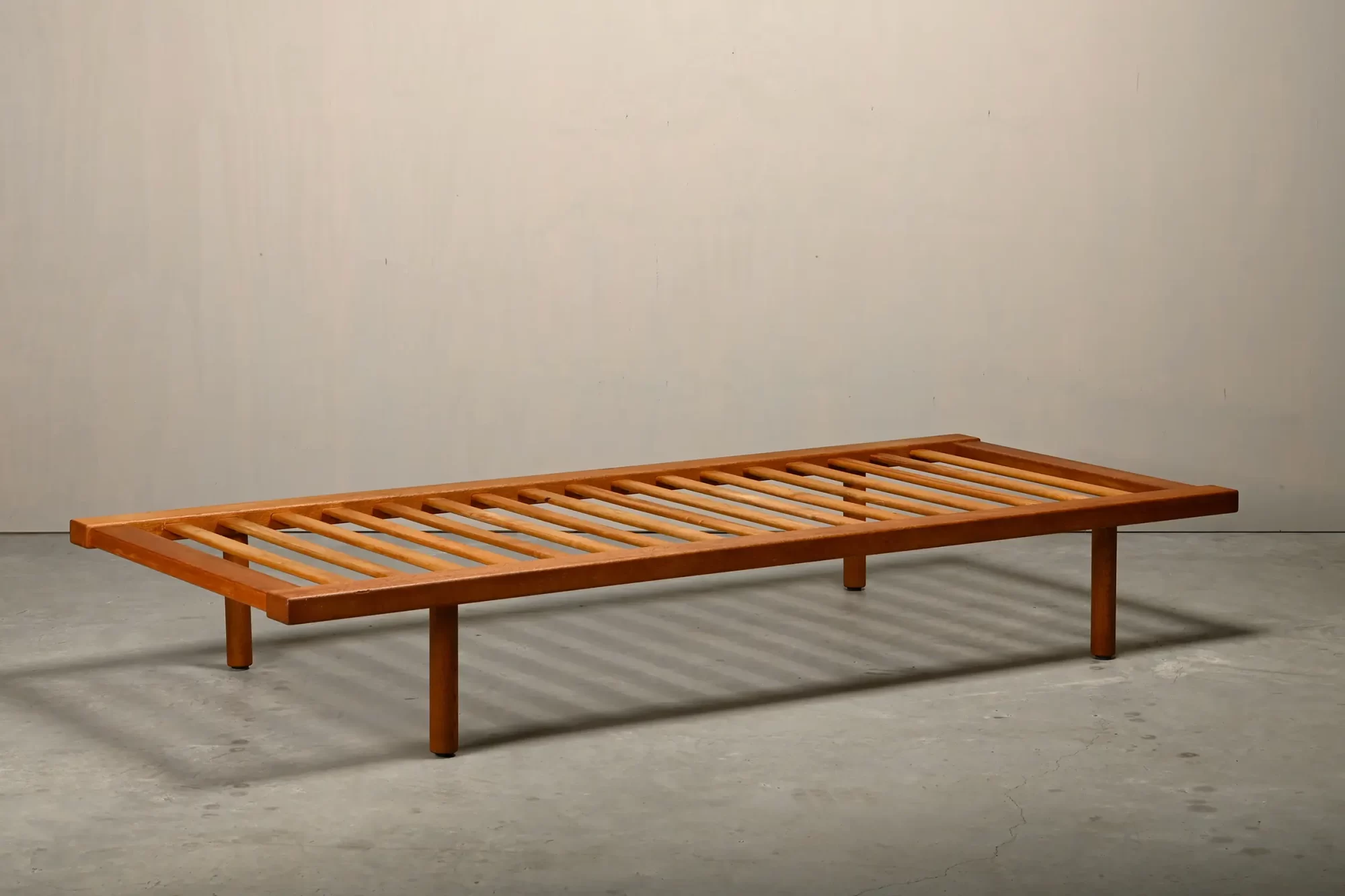 Børge Mogensen daybed Model 190 oak and natural fabric, Fredericia Stolefabrik