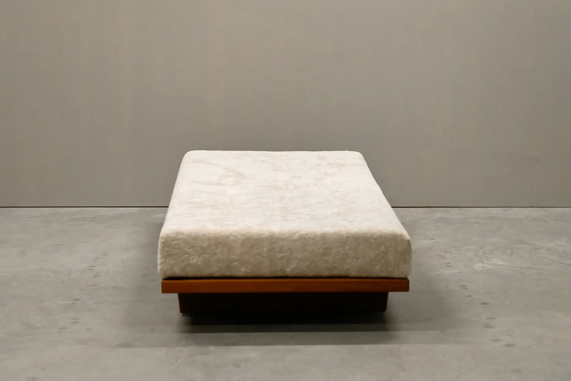 Børge Mogensen daybed, Oak and almond colored fabric for Fredericia Stolefabrik