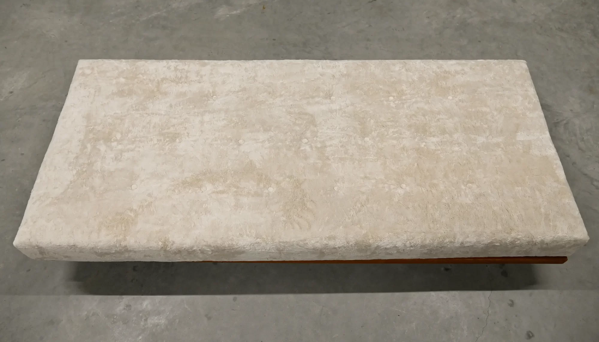 Børge Mogensen daybed, Oak and almond colored fabric for Fredericia Stolefabrik