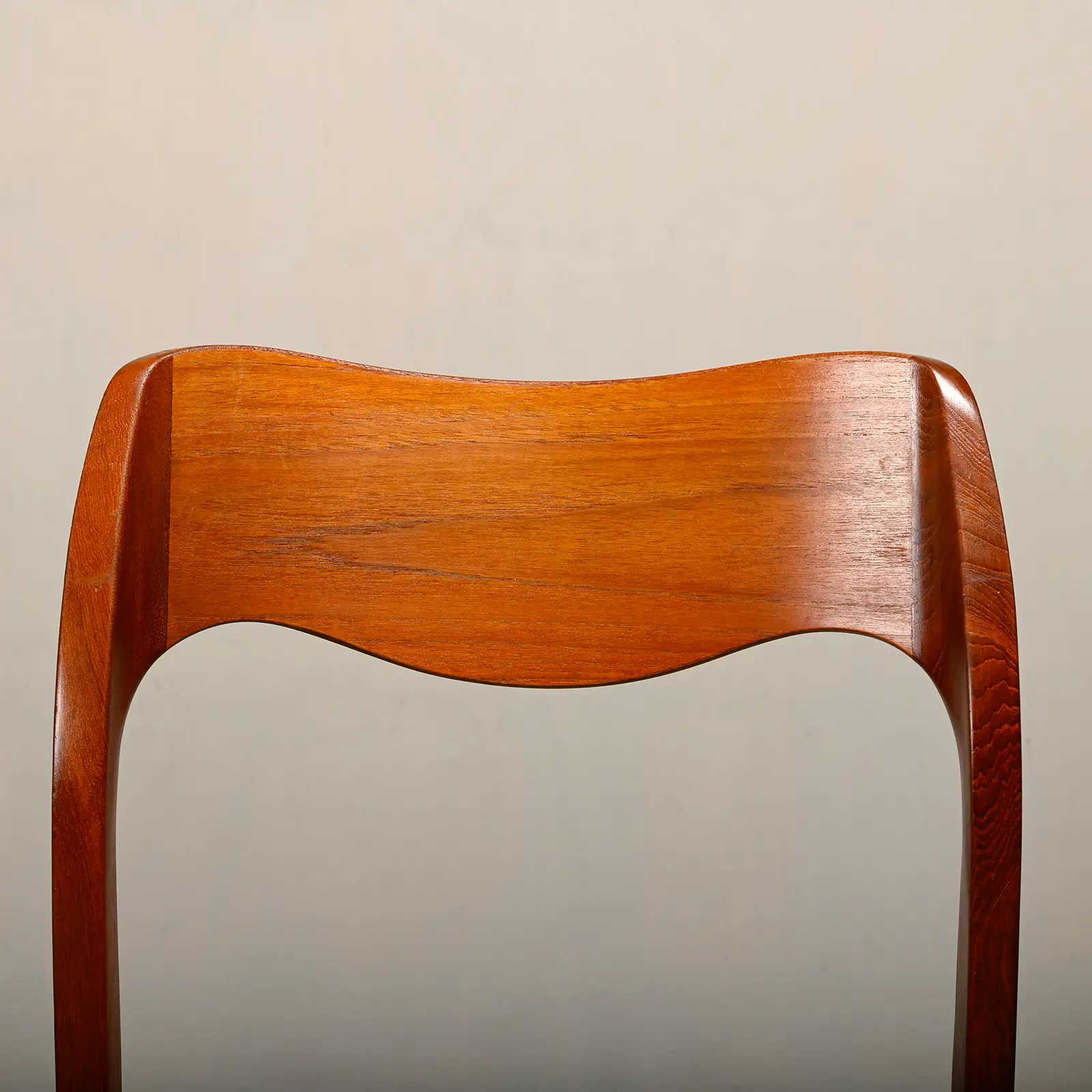 Niels O. Møller Dining Chairs Teak Papercord Model 71, J.L. Møllers Møbelfabrik