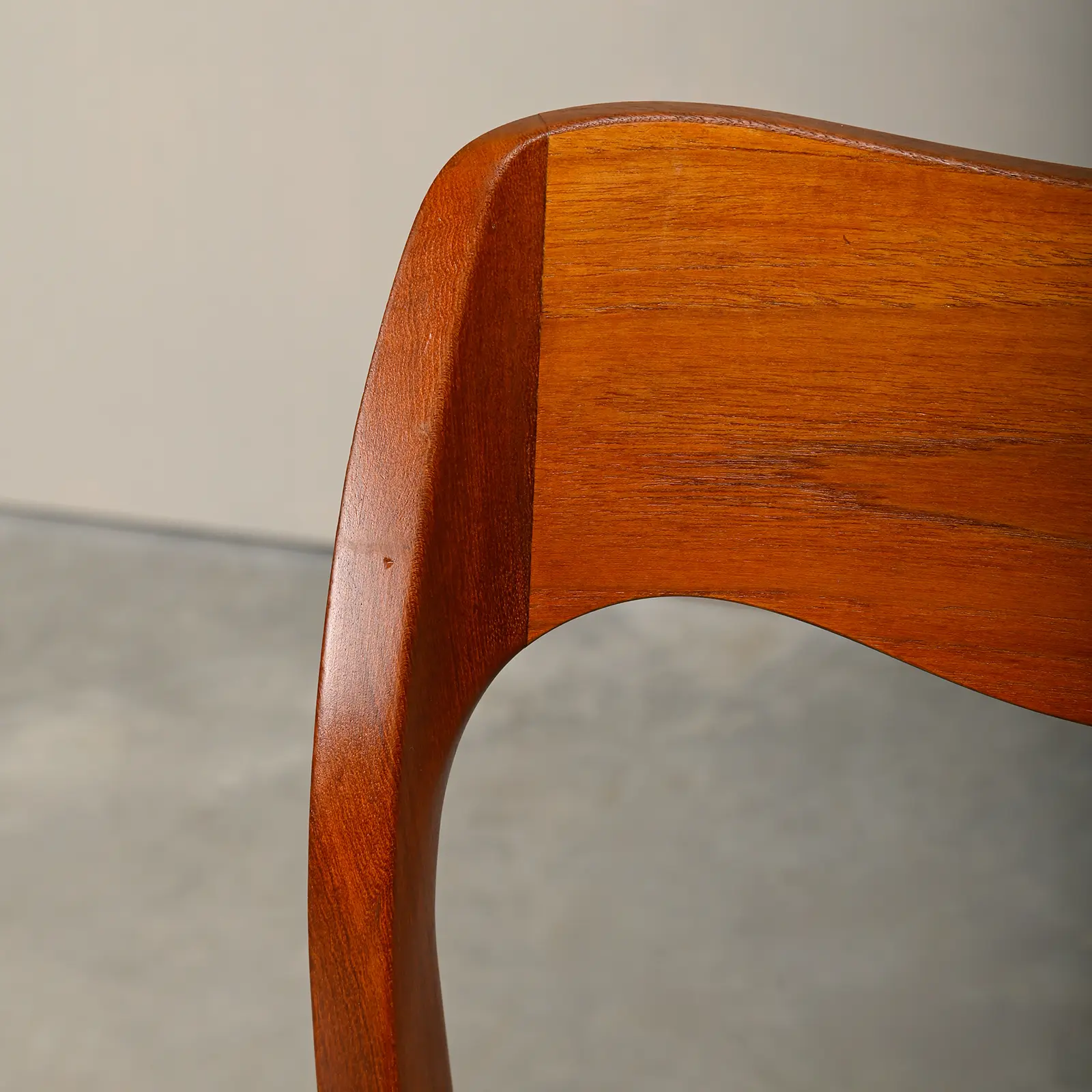 Niels O. Møller Dining Chairs Teak Papercord Model 71, J.L. Møllers Møbelfabrik