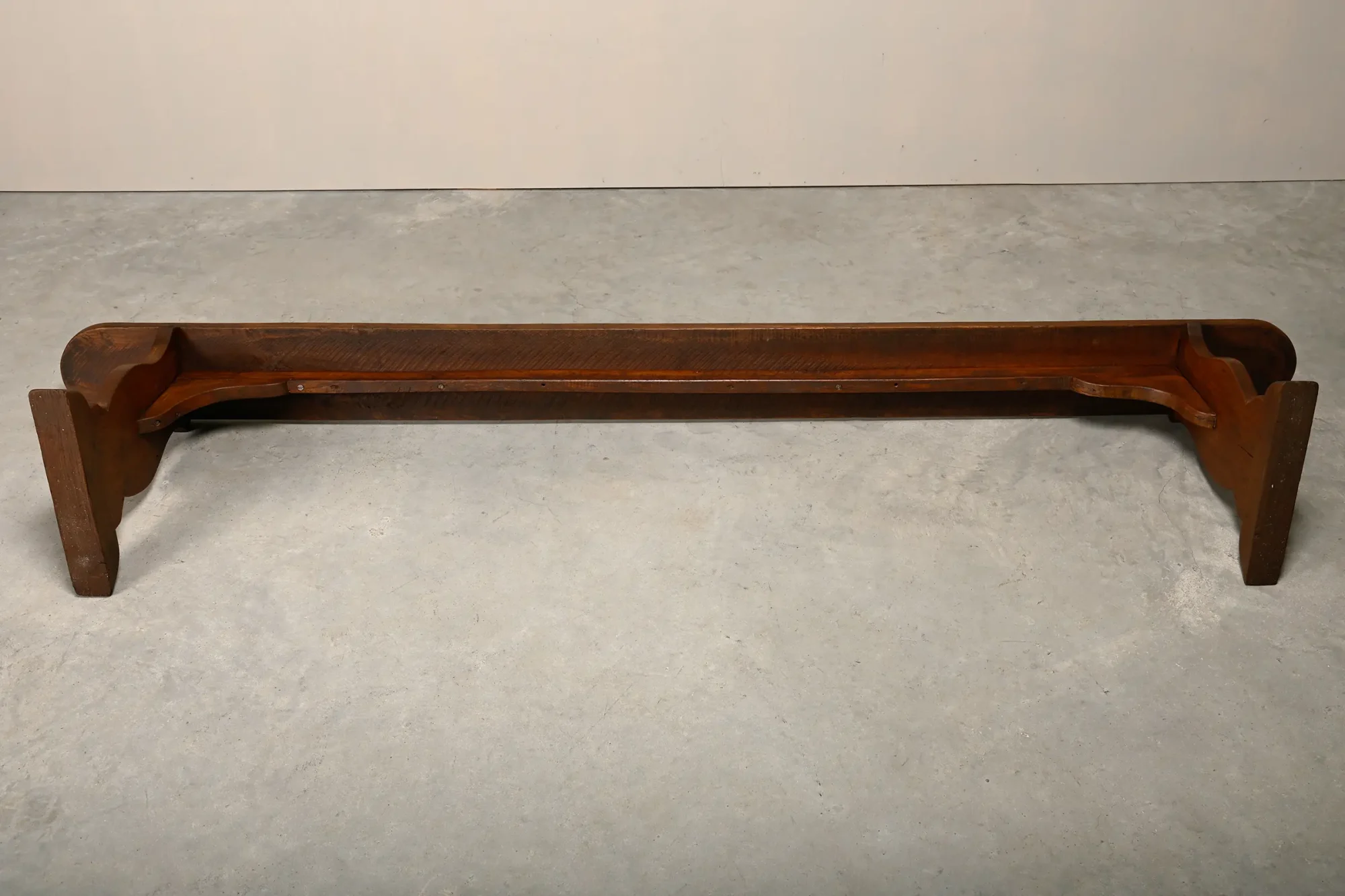 Antique, Primitive and Rustic Farm Benches in solid Oak, France 1920’s