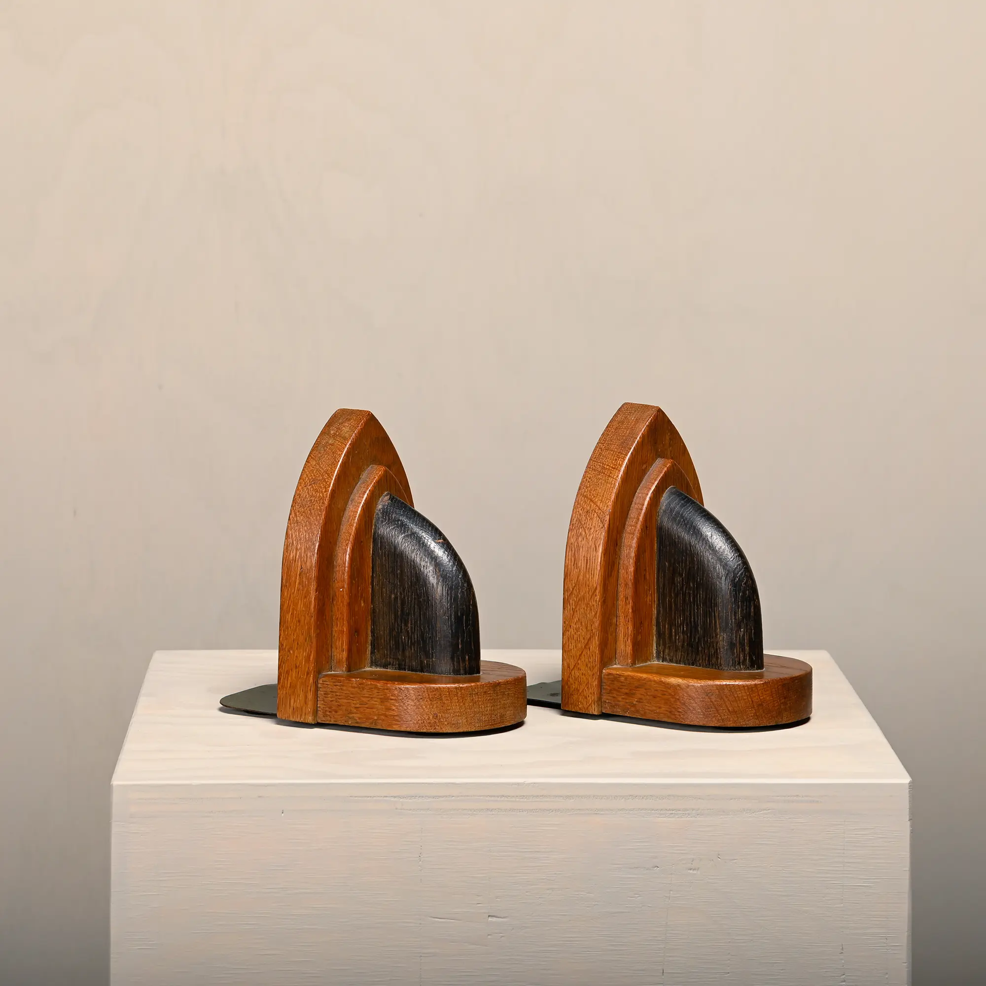 Art Deco Amsterdam School Bookends