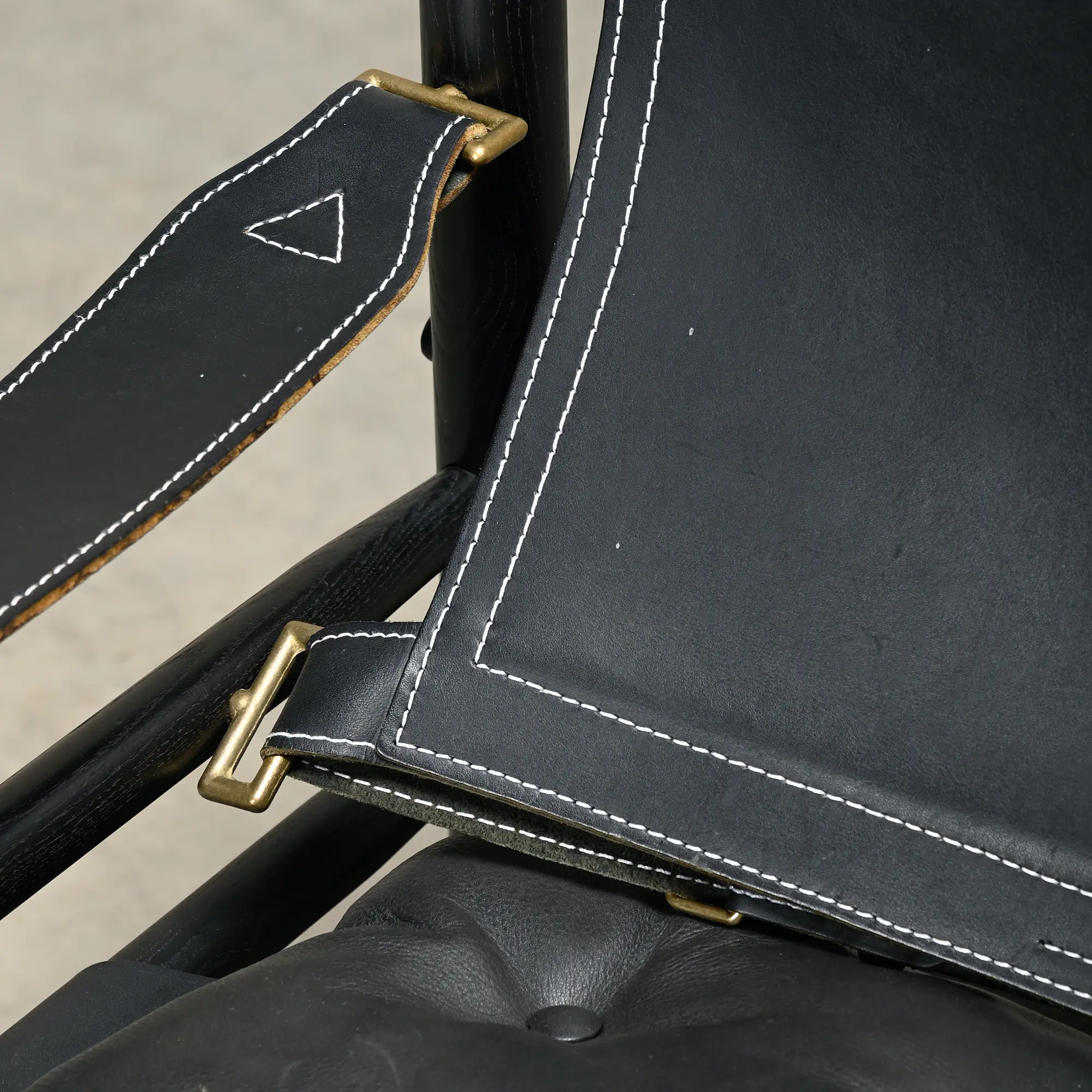 Arne Norell Sirocco Safari Black Lounge Chair