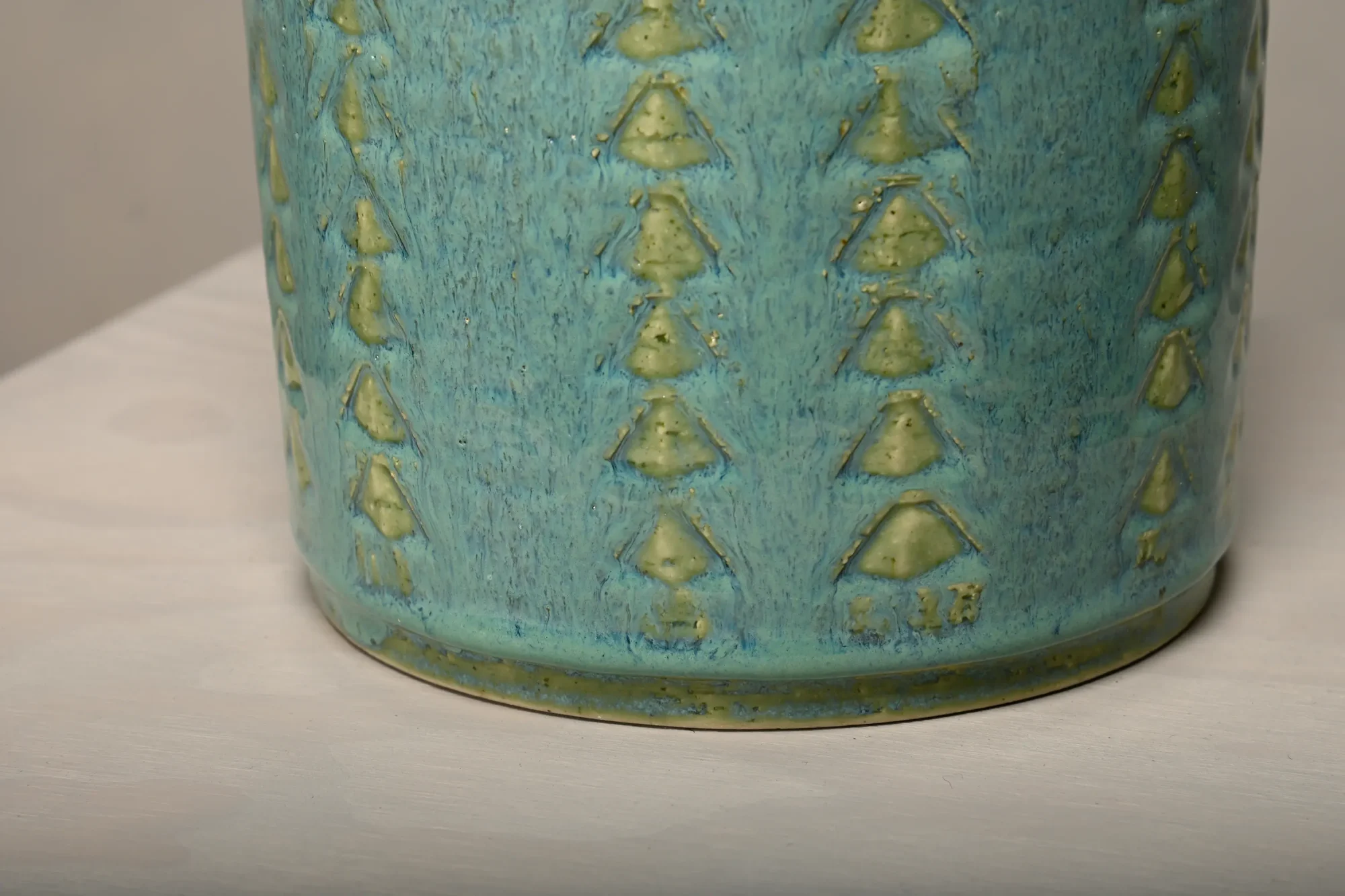 Annelies & Per Linnemann-Schmidt large ceramic Table Lamp for Palshus, Denmark