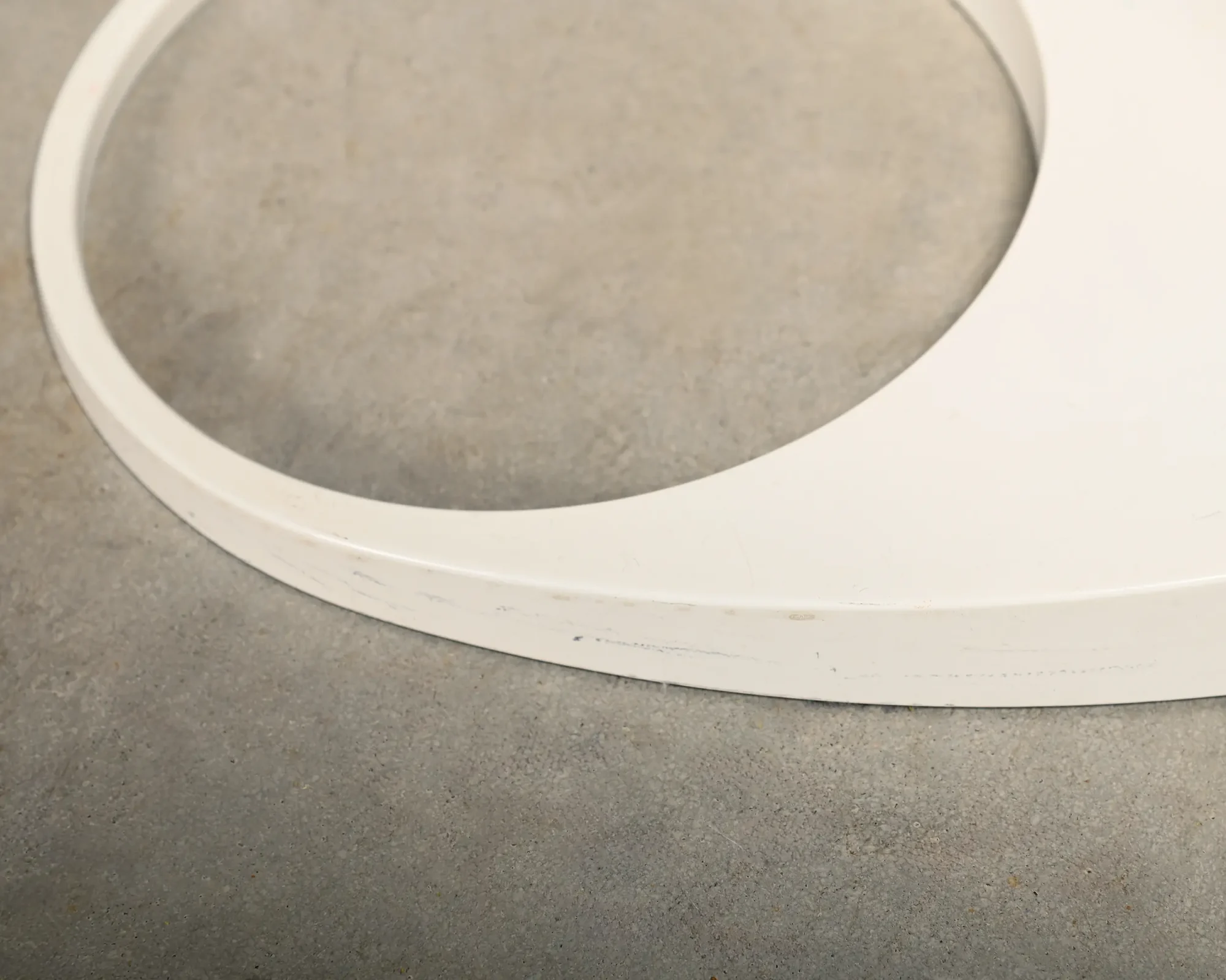 Arne Jacobsen white AJ Floor Lamp for Louis Poulsen, Denmark