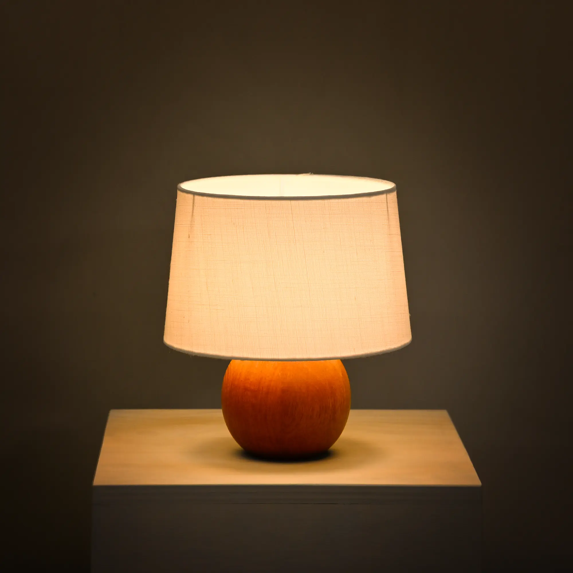 Mid-Century Teak Table Lamp