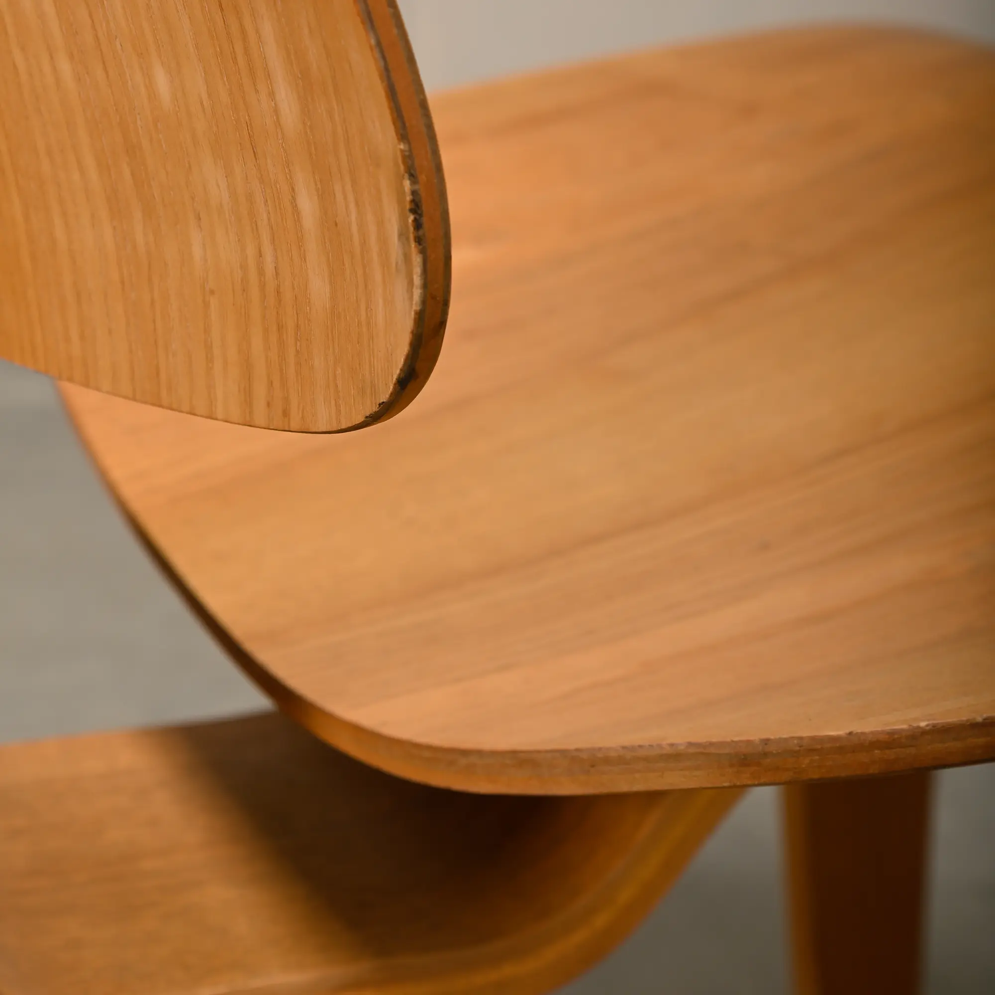 Vintage Ash DCW Plywood Chairs
