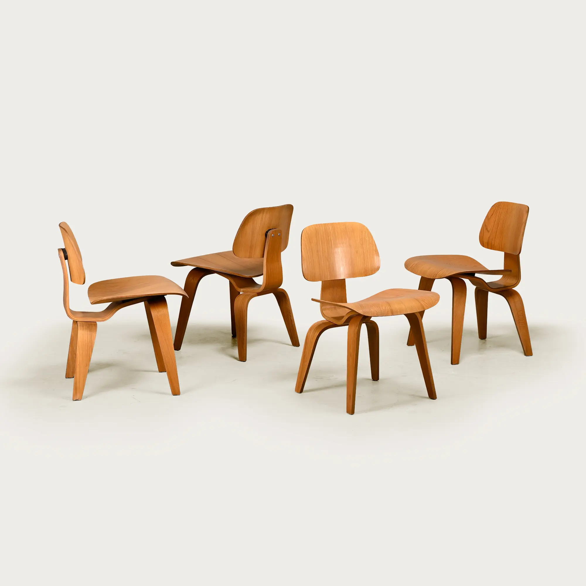 Vintage Ash DCW Plywood Chairs