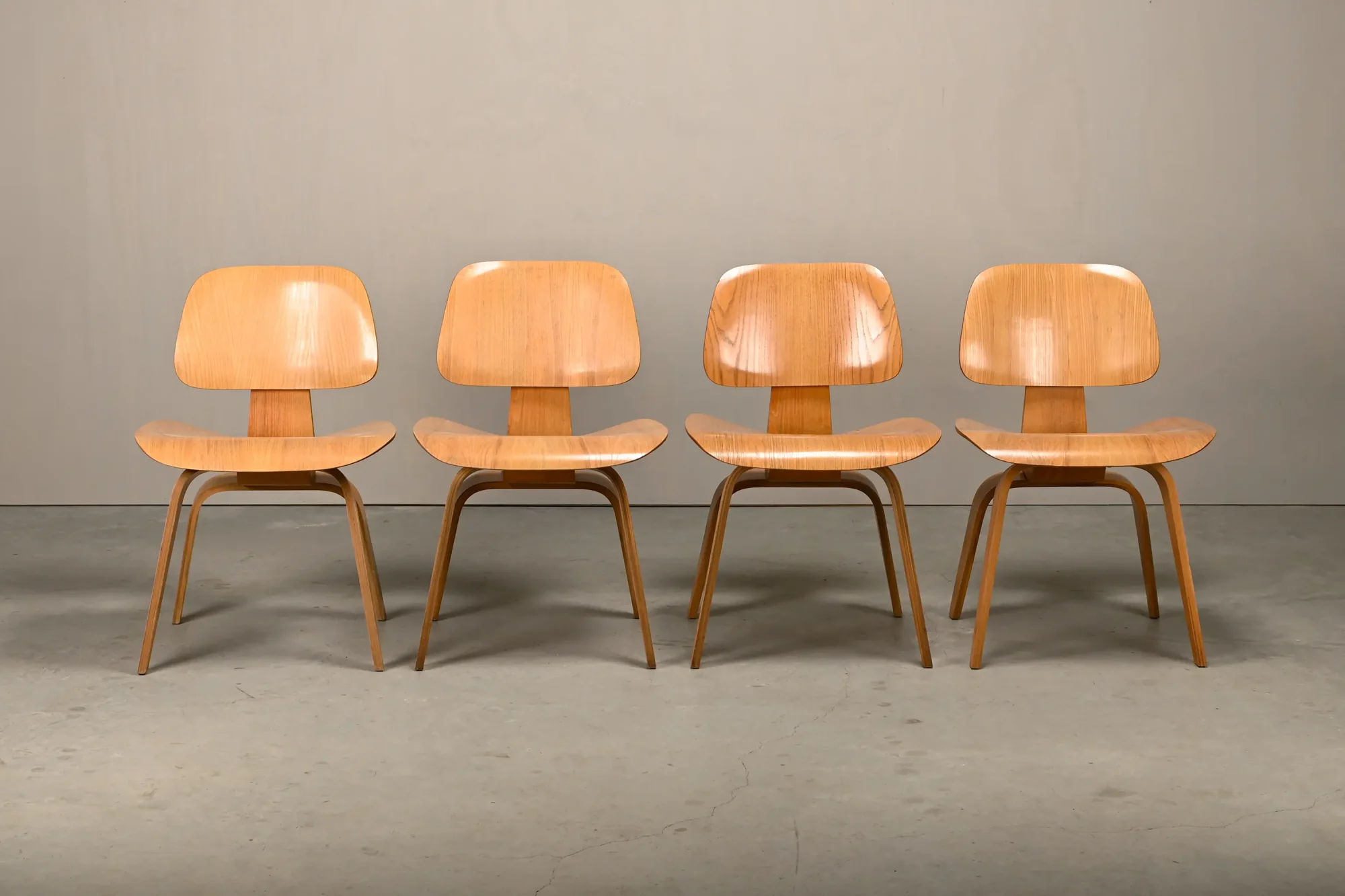 Vintage Ash DCW Plywood Chairs