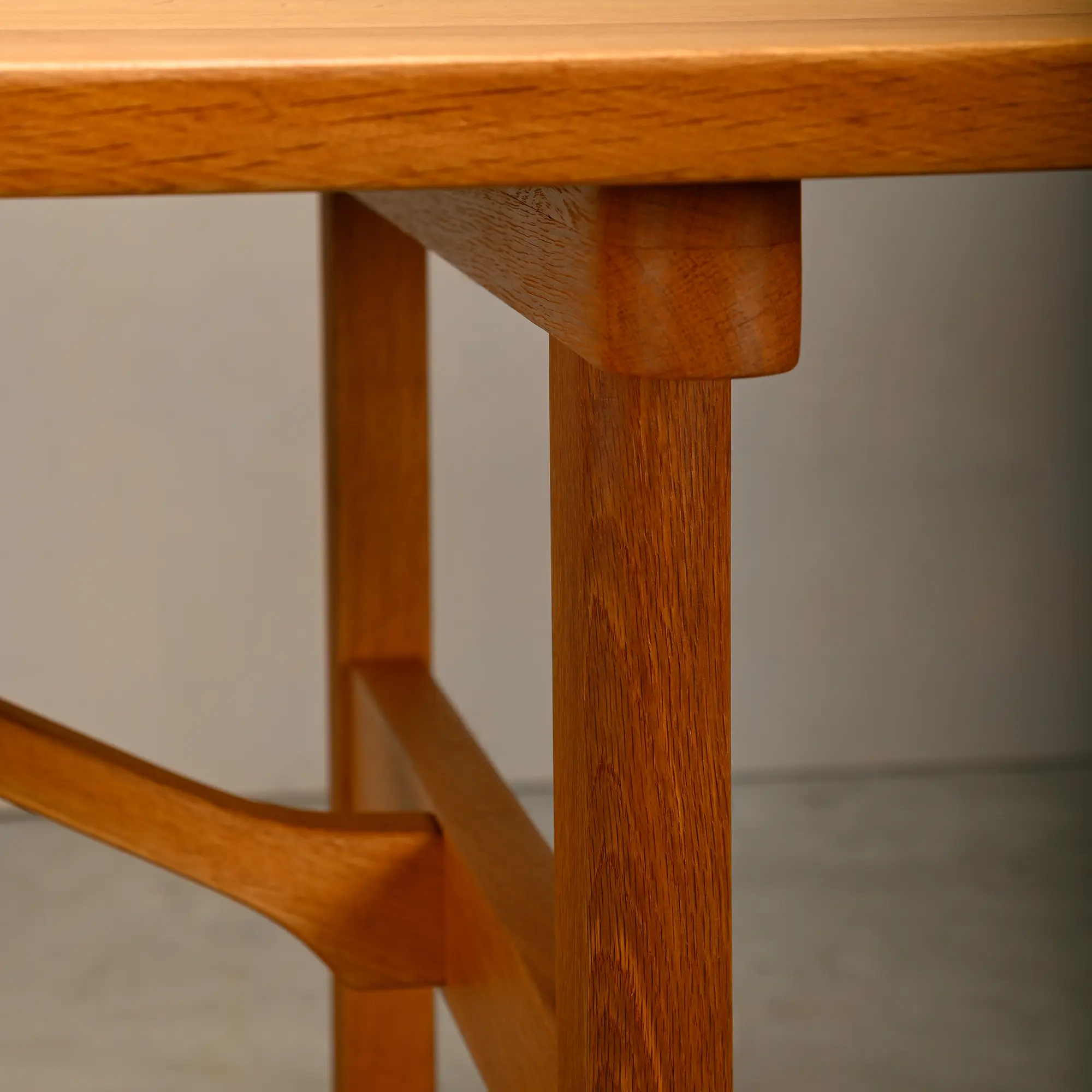 Solid Oak Dining Table for Fredericia Møbelfabrik, Denmark