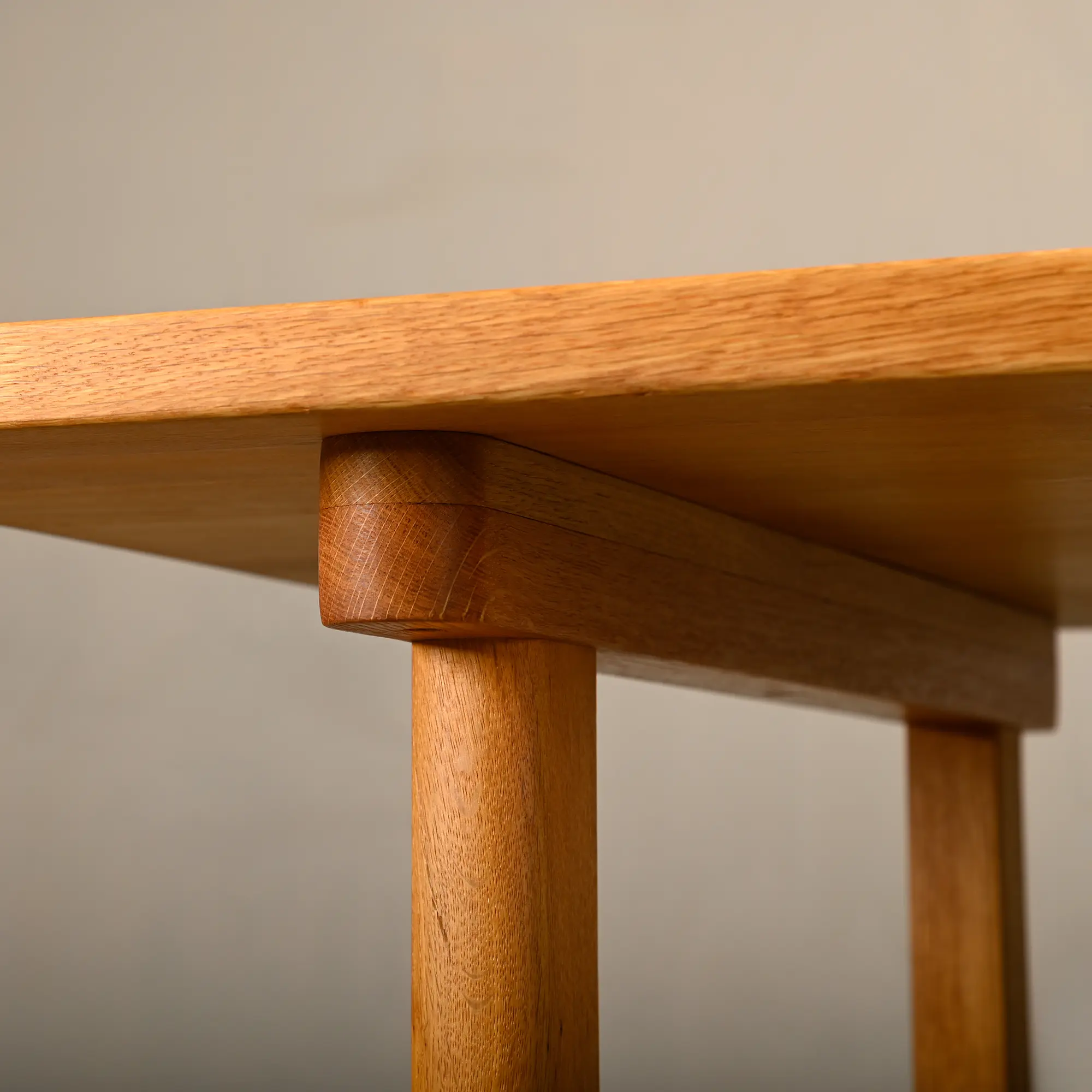 Solid Oak Dining Table for Fredericia Møbelfabrik, Denmark