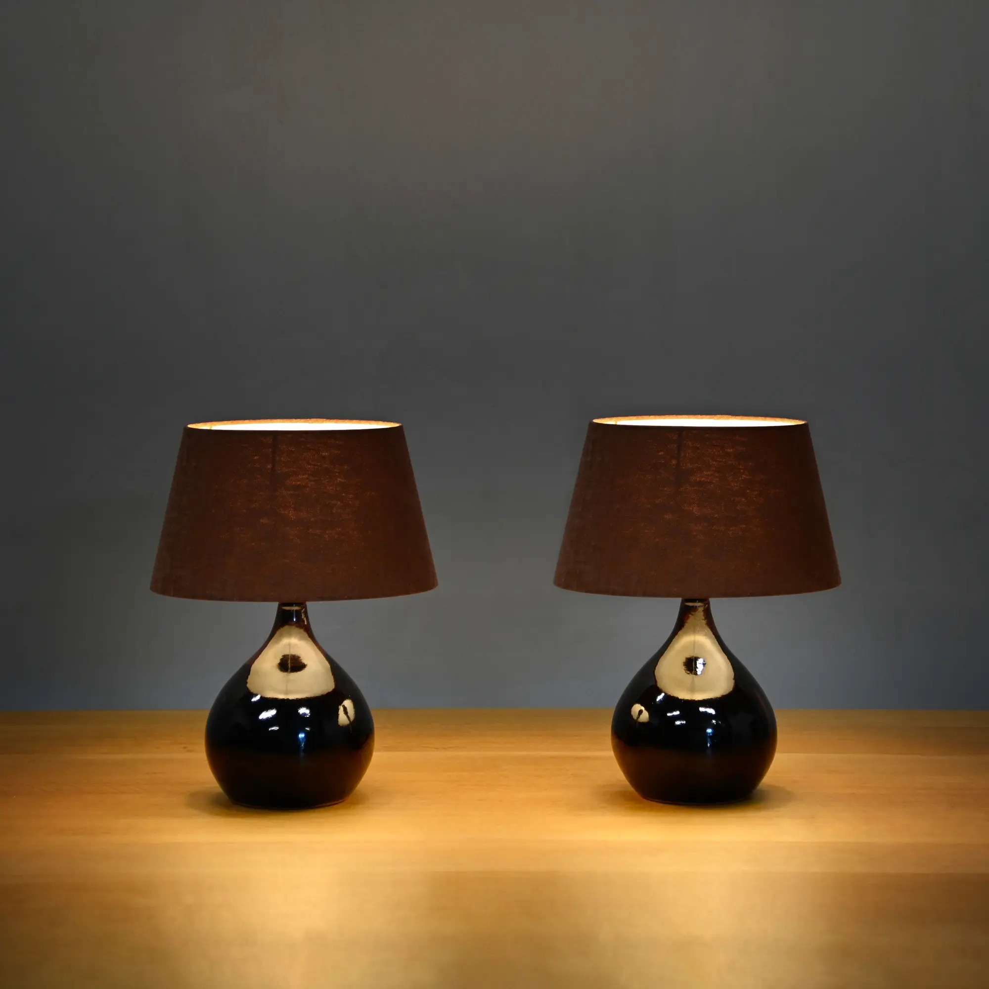 Scandinavian Modern Ceramic Glazed Table Lamps